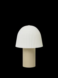 Frill Portable Lampe, Cashmere/White