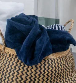 Frotté Håndklæde, Navy, 50x100 cm