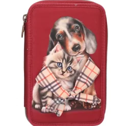 Fur-Ever Friends Dobbelt Penalhus, Rød