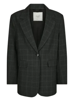 Gaby Check Blazer, Antracit, 36