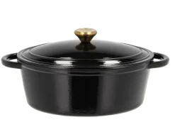 Garonne Oval Støbejernsgryde, 4 L