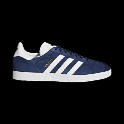Gazelle Sneakers, Collegiate Navy/White/Gold Metallic, 43 1/3