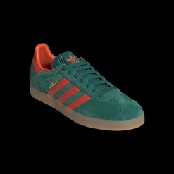 Gazelle Sneakers, Collegiate Green/Preloved Red/Gum 3, 37 1/3
