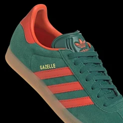 Gazelle Sneakers, Collegiate Green/Preloved Red/Gum 3, 37 1/3