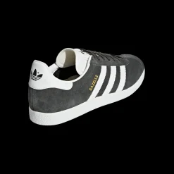 Gazelle Sneakers, Dark Grey Heather/White/Gold Metallic, 42 2/3