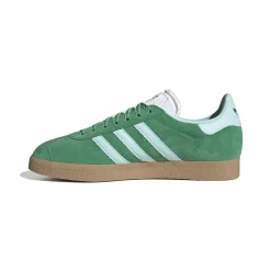 Gazelle Sneakers, Green/Semi Flash Aqua/Gold Metallic, 36