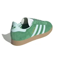 Gazelle Sneakers, Green/Semi Flash Aqua/Gold Metallic, 36