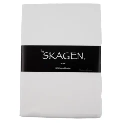 Glat Satin Lagen, Hvid, 240x250 cm