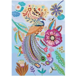 Glimmer Påfugl Puslespil