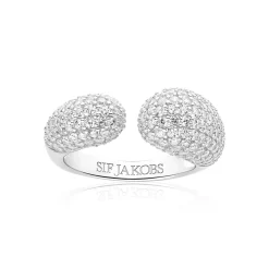 Goccia Ring, Silver, 56