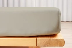 Gots Jersey Boxlagen, Sand, 90x200x35 cm