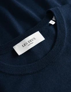 Greyson Merino Striktrøje, Dark Navy, S