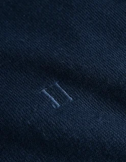 Greyson Merino Striktrøje, Dark Navy, S