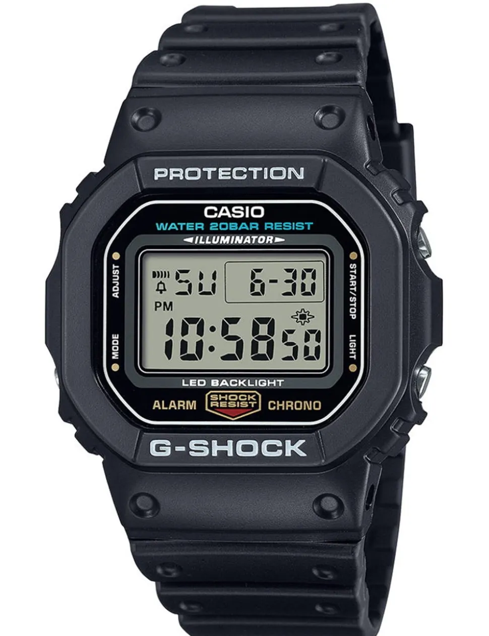 G-Shock DW-5600UE-1ER Digitalur, Black, 43 mm