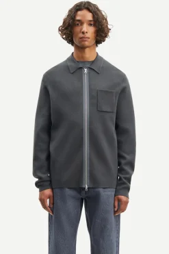 Guna X Zip Cardigan, Volcanic Ash, XXL
