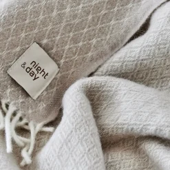 Gundega Plaid, Sand, 130x200 cm