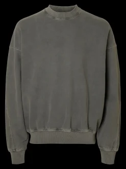 Hackett Crew New Sweatshirt, Forged Iron, L