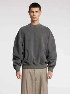 Hackett Crew New Sweatshirt, Forged Iron, L