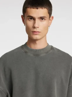 Hackett Crew New Sweatshirt, Forged Iron, L