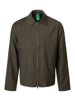 Hagen 254 Wool Overshirt, Major Brown Checks, XL