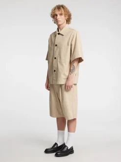 Halden Shorts, Weathered Teak W. Coconut Milk, L