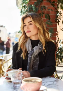 Halstørklæde, Dark Grey Melange