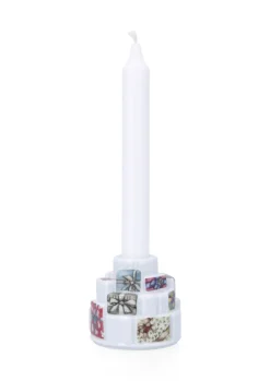 Hammershøi Jul Gaver Lysestage, White With Deko