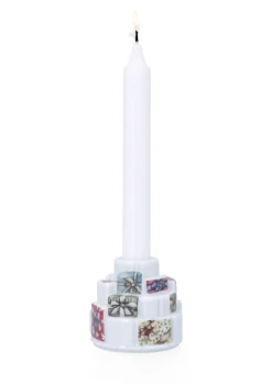 Hammershøi Jul Gaver Lysestage, White With Deko