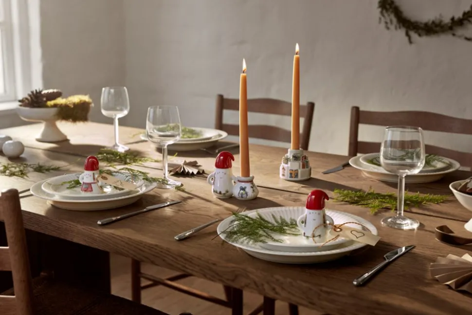 Hammershøi Jul Gaver Lysestage, White With Deko