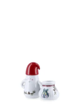 Hammershøi Jul Nissefar Lysestage, White With Doco