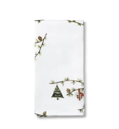 Hammershøi Jul 4-pak Stofservietter, Hvid, 45x45 cm