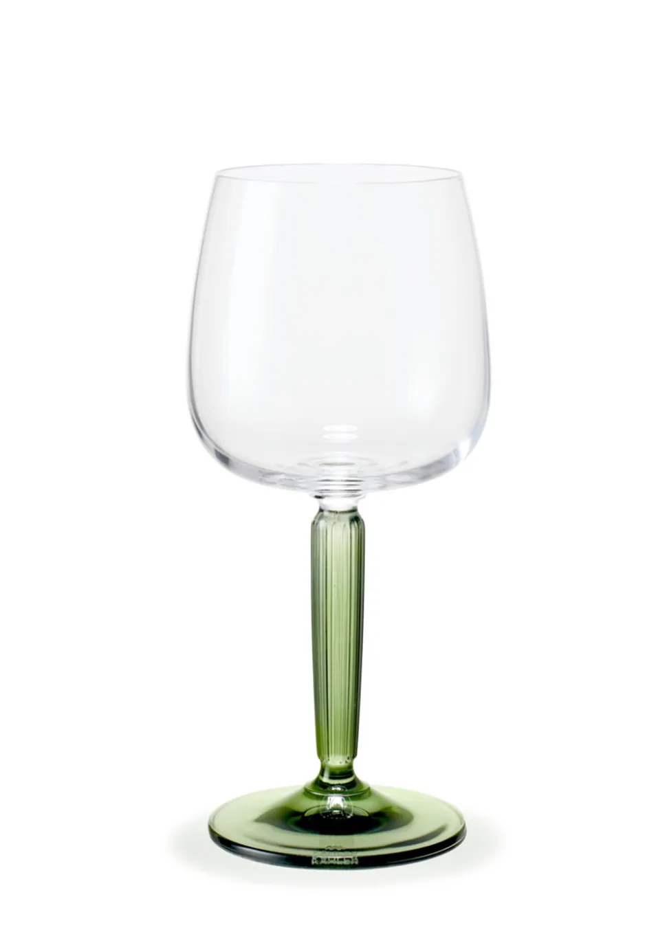 Hammershøi 2-pak Hvidvinsglas, Grøn/ Klar, 35 cl