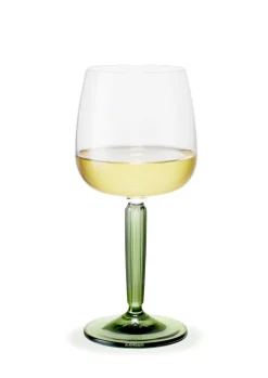 Hammershøi 2-pak Hvidvinsglas, Grøn/ Klar, 35 cl
