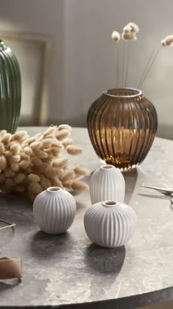 Hammershøi 3-pak Minivaser, Hvid