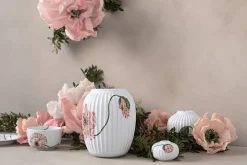 Hammershøi Poppy Vase, Hvid, H21 cm