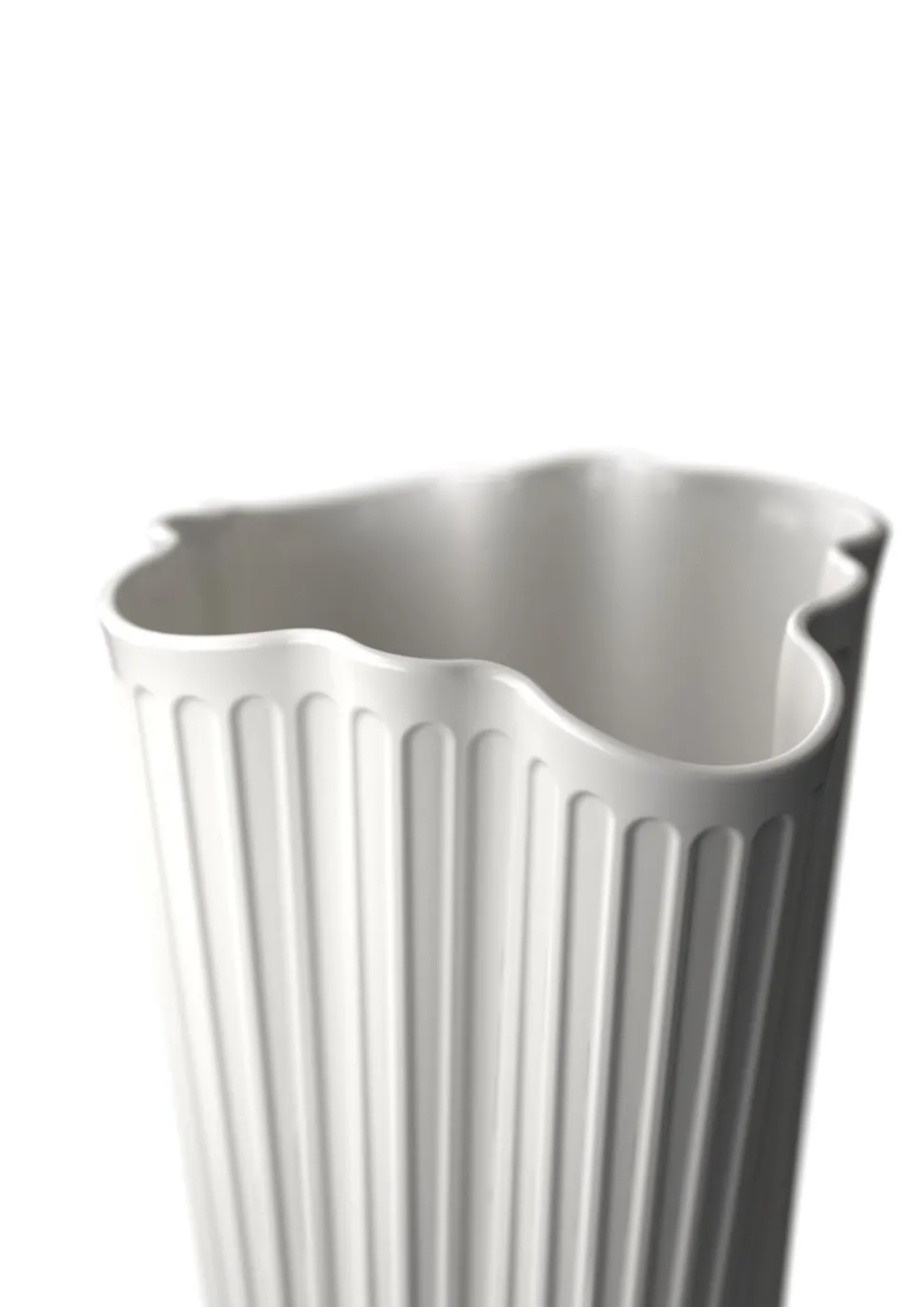 Hammershøi Unfold Vase, White