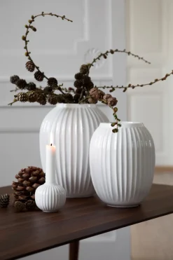 Hammershøi Vase, Hvid, 20 cm