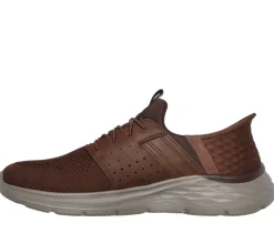 Hands Free Slip-Ins Sko, Brown, 45