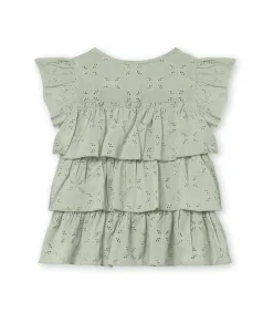 Harper Top, Aqua Gray, 104 cm