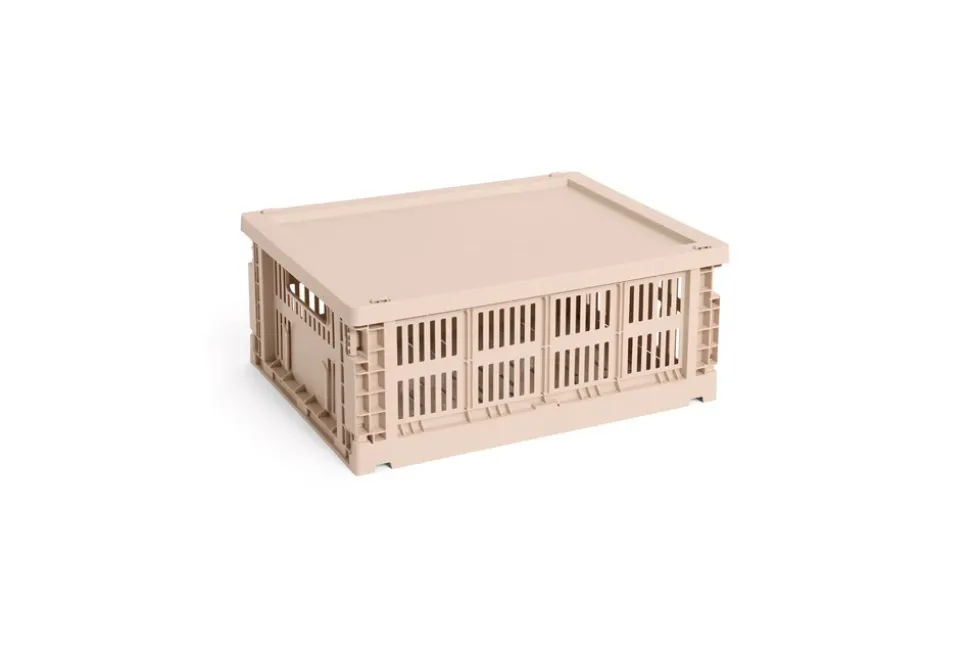 Hay Colour Crate Medium Plastiklåg, Powder