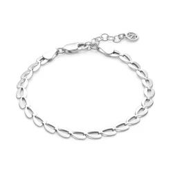 Heartbeat Armbånd, Silver, 18 cm