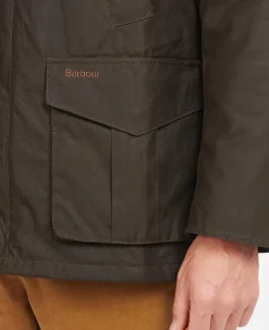 Hereford Wax Jakke, Olive, M