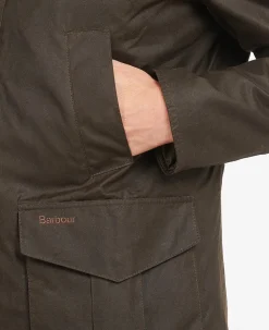 Hereford Wax Jakke, Olive, M