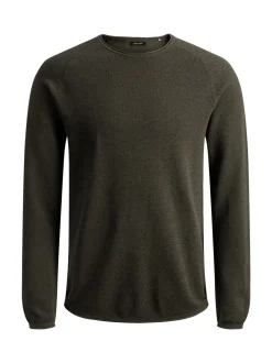 Hill Striktrøje, Olive Night, M