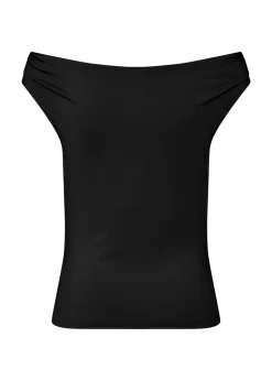 HimaMD Off-shoulder Top, Black, XS