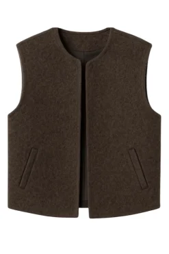 Hira Vest, Brown, S/M