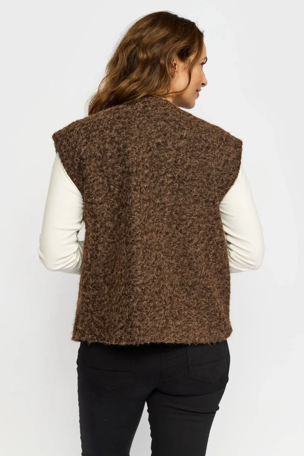 Hira Vest, Brown, S/M