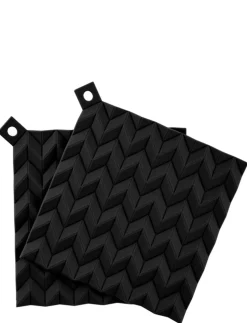 Hold-On 2-pak Grydelapper, Sort