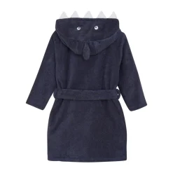 Hooded Badekåbe, Odyssey Gray, 110-116 cm