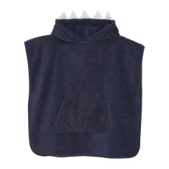 Hooded Badeponcho, Odyssey Gray, 98-104 cm